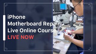 iPhone Motherboard Repair Live Online Course  LIVE NOW Shorts [upl. by Rehpinej]