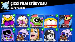 OYUNDAKİ EN İYİ ÇİZGİ FİLM KOSTÜMLERİNİ SIRALADIM  BRAWL STARS [upl. by Damas]