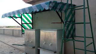 fiberglass shade at nachiketan Public School ellenabad by SS fiberglass and fabrication works enb [upl. by Yelats]