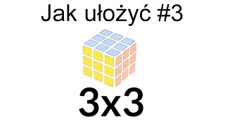 Jak ułożyć kostkę rubika 3 Orientacja i permutacja narożników [upl. by Wira]