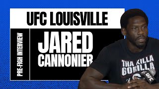 Jared Cannonier full UFC Louisville prefight media day interview [upl. by Ednew628]