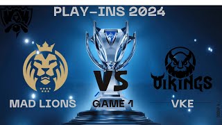 MAD Lions KOI vs Vikings Esports – Worlds 2024 PlayIns Highlights [upl. by Legnaros508]