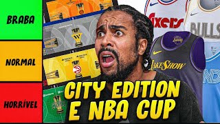 JULGANDO AS CAMISAS CITY EDITTION E AS QUADRAS DA NBA CUP  TIER LIST [upl. by Nnaesor]