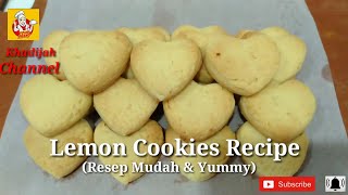 Lemon Cookies Recipe [upl. by Aneen784]