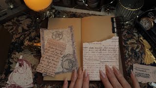 ASMR ✦ collage sounds cozy ambience paper asmr no bgm asmr to sleep journaling [upl. by Tennek]