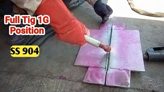 Full Tig Welding।। how to weld full tig ss 904 ।। [upl. by Eicrad]