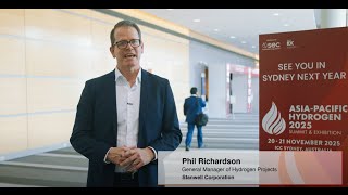 Interview with Phil Richardson General Manager Stanwell Corporation at APACHydrogen2024 [upl. by Declan95]