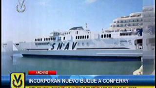 Incorporarán nuevo buque a Conferry a partir del próximo lunes [upl. by Anoblav]