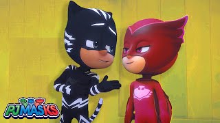 Catboy Turned Evil  PJ Transformations  PJ Masks amp Friends  Cartoons for Kids [upl. by Yeldoow]