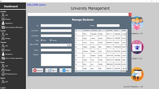 University Management System  Java Project  NetBeans  MySQL  Source Code [upl. by Barnum]