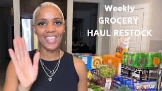 Family Of 6  Weekly Grocery Haul Restock [upl. by Rosenwald]