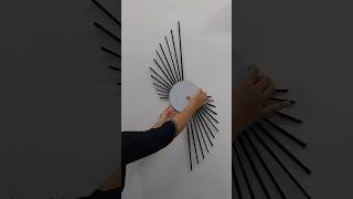 Diy Wall Decor  Wall Decor From Waste Materials shorts walldecor diy [upl. by Luzader]