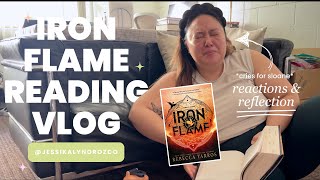 IRON FLAME READING VLOG 📖 reading days in my life reactions and reflections [upl. by Pironi702]