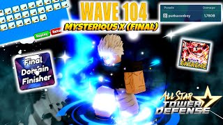 7 Star Gojo Wave 100 Extreme Infinite Mode  RIP Kid Buu  Roblox All Star Tower Defense [upl. by Sutsuj]