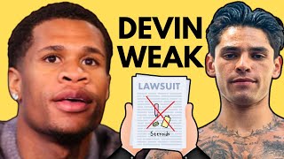 Devin Haney Is WEAK for SUING Ryan Garcia [upl. by Bowe]