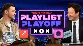 Playlist Playoff with Justin Timberlake Extended  The Tonight Show Starring Jimmy Fallon [upl. by Pulchia]