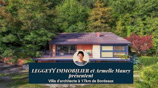 Villa dArchitecte conçue par un Architecte de renom à 17 km de Bordeaux [upl. by Chill]