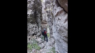 Parnassus mountain pass between huge rocks [upl. by Haonam]