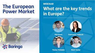 The European Power Market Key Trends in Europe [upl. by Warrenne140]