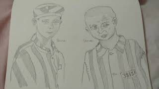 The Boy in the Striped Pyjamas sketch ✏ [upl. by Madelin]