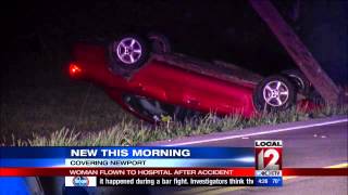 Woman child taken to hospital after Owensville crash [upl. by Arathorn]