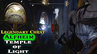 How to open Legendary Chest in Temple of Light Alfheim  God Of War Ragnarok [upl. by Guadalupe]