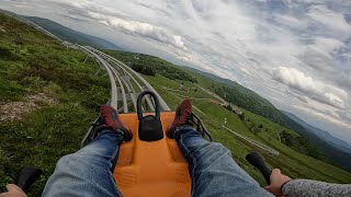 Wiegand Alpine Coaster Luge Sur Rail Markstein GrandBallon 2024 Onride POV [upl. by Placida]