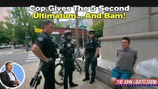 Cop Gives The 5 Second Ultimatum And Bam [upl. by Nemracledairam]