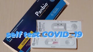 Abbott Panbio COVID 19 Antigen self test kit [upl. by Ira]