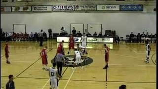 College Basketball Player Smashes Backboard Alberta Canada [upl. by Yllet443]