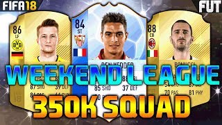 FIFA 18 350K400K SQUAD BUILDER feat BEN YEDDER TOTGS REUS BONUCCI  FUT CHAMPIONS TEAM [upl. by Annej]