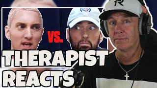 Therapist Reacts to Slim Shady vs Marshall Mathers THE FACEOFF  Complex Cover [upl. by Negrom]