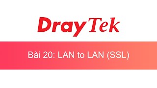 020 DrayTek VPN Lan To Lan SSL DVLTLS  DrayTek Unofficial [upl. by Ecirtram499]