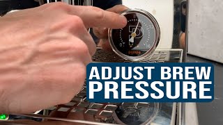 Profitec Pro 700 How to Adjust Brew Pressure [upl. by Rizas222]