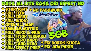 Data ML Lite Full Event 3Gb Terbaru Patch Suyuo  Ml Lite  Cara Mengatasi Lag Mobile legends [upl. by Sirrap]