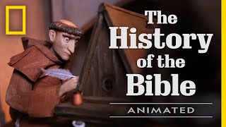 The History of the Bible Animated  National Geographic [upl. by Ailimac]