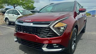 2024 Kia Sportage Hybrid  Sx Prestige  Dawning Red  AWD  Walkaround [upl. by Bigford]