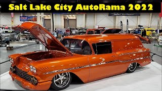 SALT LAKE CITY AUTORAMA 2022 Car Show  Hot Rod Custom Classic Lowrider Rat Rod amp Motorcycles 4K [upl. by Accemahs949]