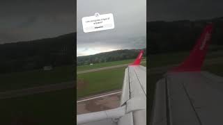 LANDING AT ZURICH RWY 28 ✈️ aviation automobile swissair swissairlines switzerland zurich [upl. by Agate]