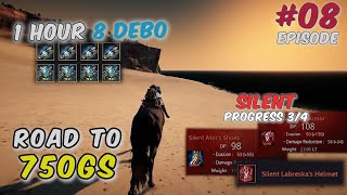 Silent Gear Deboreka Set Enhancing BDO Progress  Road To 750 GS EP 8  Black Desert Online [upl. by Arriek649]