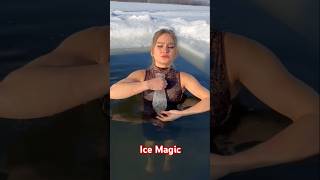 🫦👄😍ICE Magic icequeen 😍Youtubeshorts subscribe ytShort Shorts winter [upl. by Atinnek]