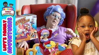 GREEDY GRANNY GAME Family Fun Game For Kids  Livys Family Adventures [upl. by Aihsened]