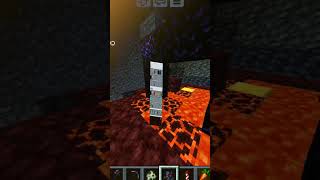 Ruined portal di dalam cave🗿 meme minecraft shorts [upl. by Eirlav675]