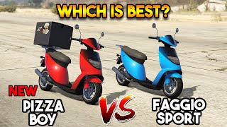 GTA 5 ONLINE  PIZZA BOY FAGGIO VS FAGGIO SPORT WHICH IS BEST [upl. by Sukey]