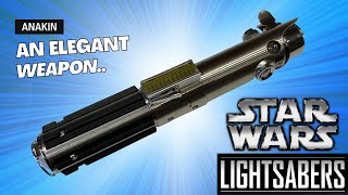 Star Wars Galaxys Edge  Anakin Skywalker Legacy Lightsaber Review [upl. by Tanny]