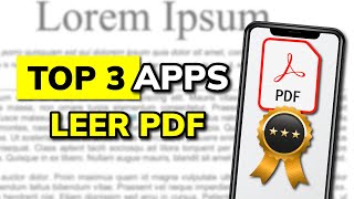 🥇 3 Mejores APPS para LEER PDF en 2024 [upl. by Goles]