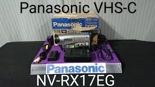 Panasonic VHSC Movie Camera NVRX17EG 001 [upl. by Diena879]