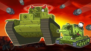 THE BIG STORY KV CHELYABINSKY AND T35  Cartoons about tanks [upl. by Alegnaed]