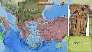 LHistoire de lempire byzantin en mode chronométré 6 secondes par décennie 476  1453 [upl. by Aliac]