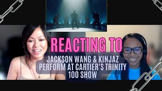 Reacting to Jackson Wang and KINJAZ at the Cartier Trinity 100 Celebration Show [upl. by Ellirehs]